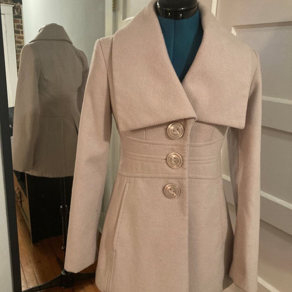 Cream beige, Jessica Simpson wool coat